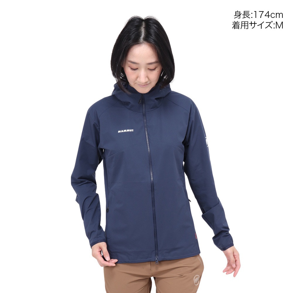 マムート（MAMMUT）（レディース）アウター ジャケット GRANITE SO フーディジャケット AF Women 1011-00332-5899 ネイビー