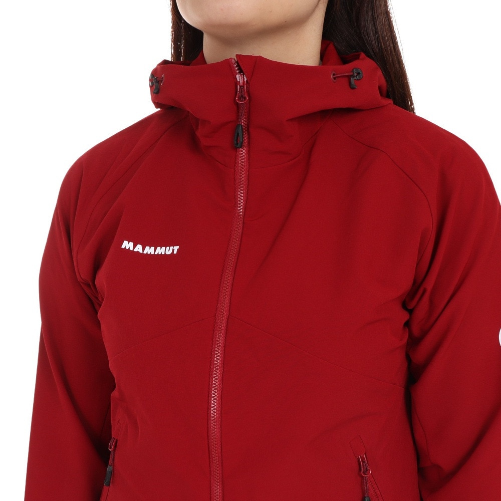 マムート（MAMMUT）（レディース）EUROサイズ 撥水 軽量 アウター MACUN 2.0 ソフトシェル フーデッド ジャケット AF 1011-00802-3715