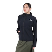 (レディース)アウター ジャケット マウンテンソフトシェルフーディ NPW22401 K