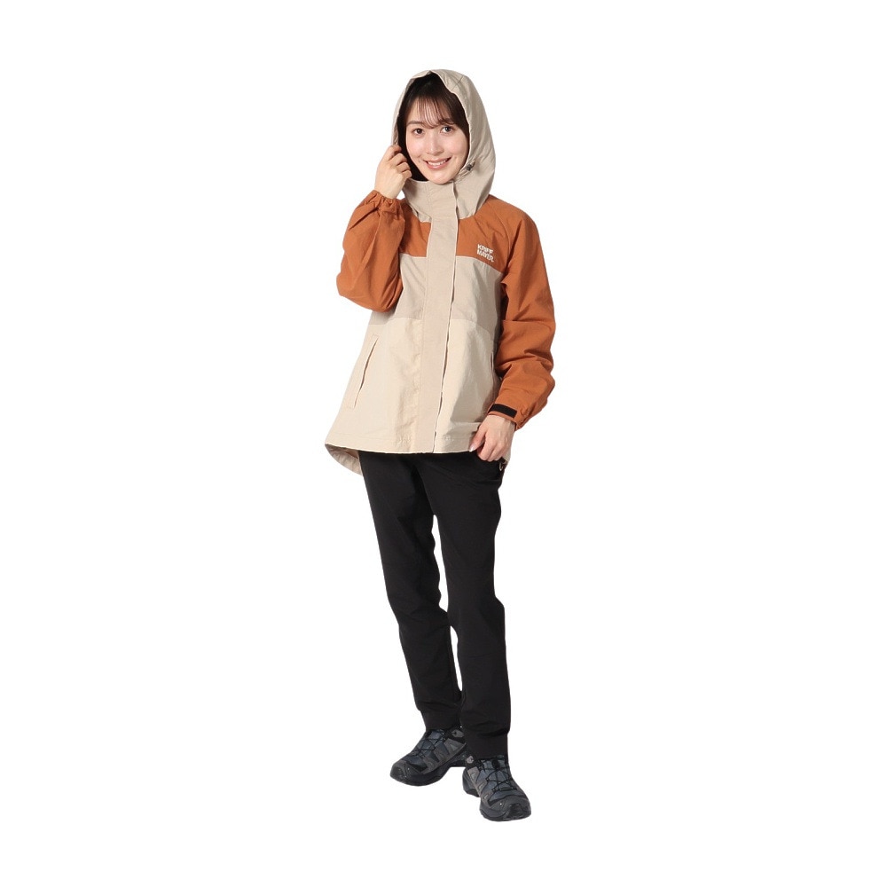 クリフメイヤー（KRIFF MAYER）（レディース）アウター 撥水シェル ジャケット 2414417LX:45:ORANGE オレンジ くすみカラー 上品