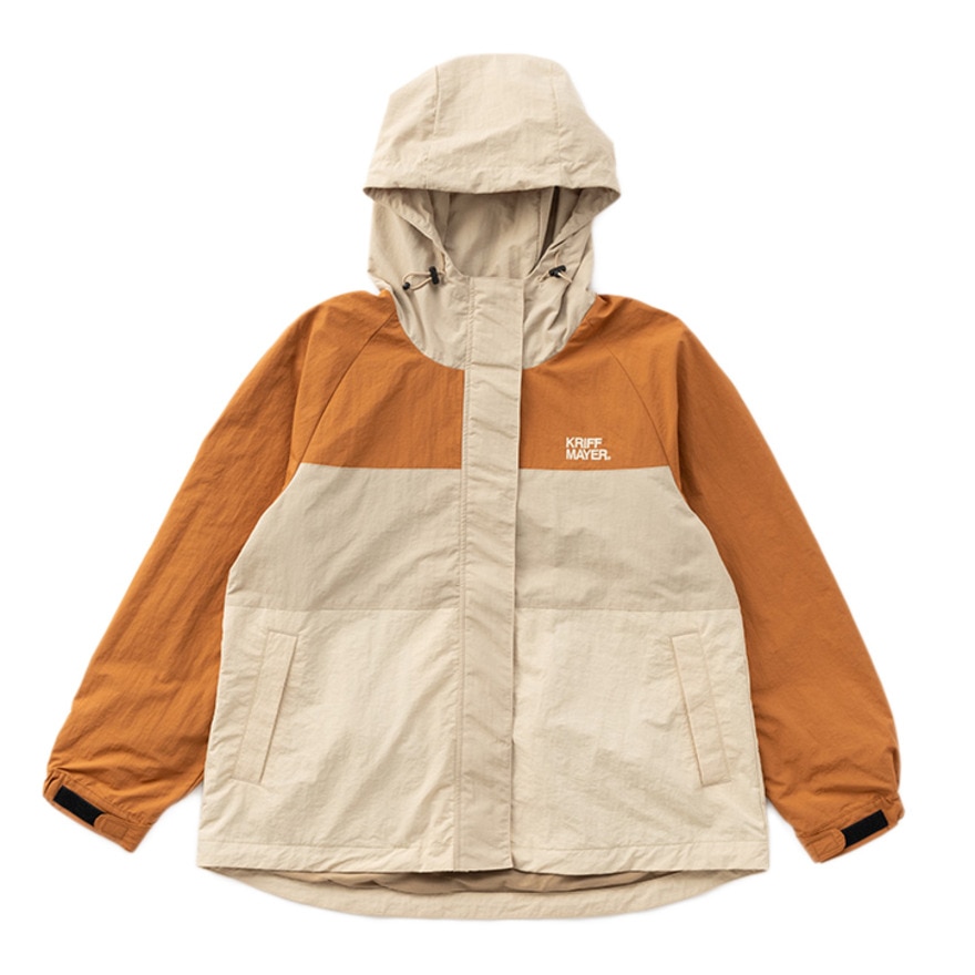 クリフメイヤー（KRIFF MAYER）（レディース）アウター 撥水シェル ジャケット 2414417LX:45:ORANGE オレンジ くすみカラー 上品