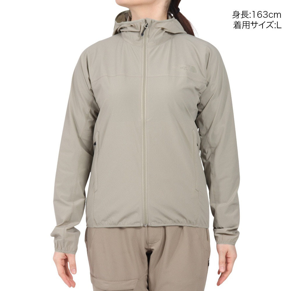 ザ・ノース・フェイス（THE NORTH FACE）（レディース）アウター ジャケット マウンテンソフトシェルフーディ NPW22401 CL