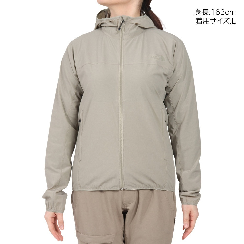 ザ・ノース・フェイス（THE NORTH FACE）（レディース）アウター ジャケット マウンテンソフトシェルフーディ NPW22401 CL