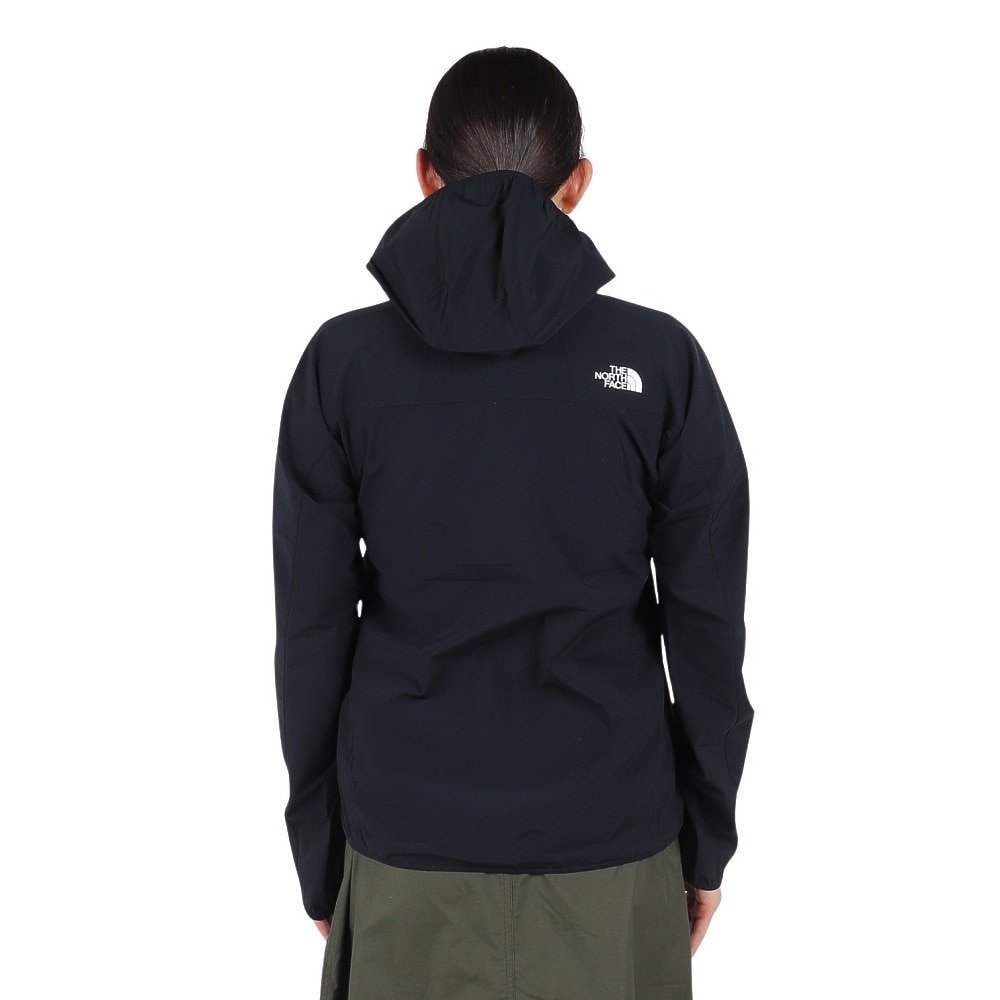 ザ・ノース・フェイス（THE NORTH FACE）（レディース）アウター ジャケット マウンテンソフトシェルフーディ NPW22401 K