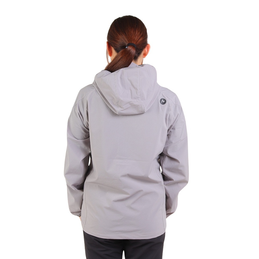 マーモット（Marmot）（レディース）アウター ウィンドブレーカー イーズワン ジャケット TSFWR205-M005 グレー ストレッチ 撥水