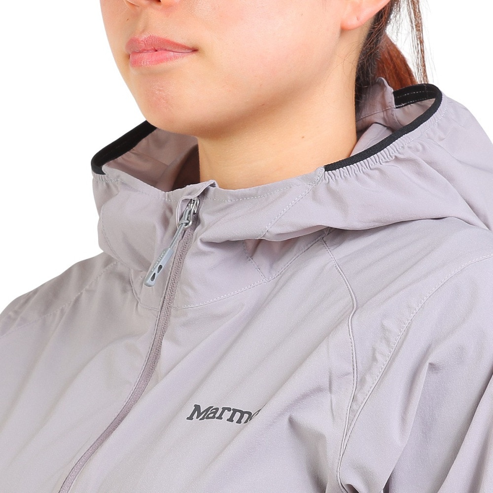 マーモット（Marmot）（レディース）アウター ウィンドブレーカー イーズワン ジャケット TSFWR205-M005 グレー ストレッチ 撥水