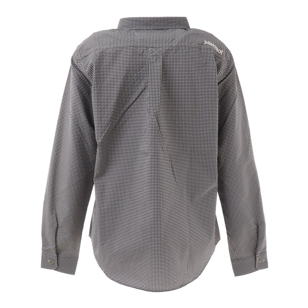 マーモット（Marmot）（レディース）長袖シャツ ギンガムチェックシャツ TOWRJB76XB BK★★★