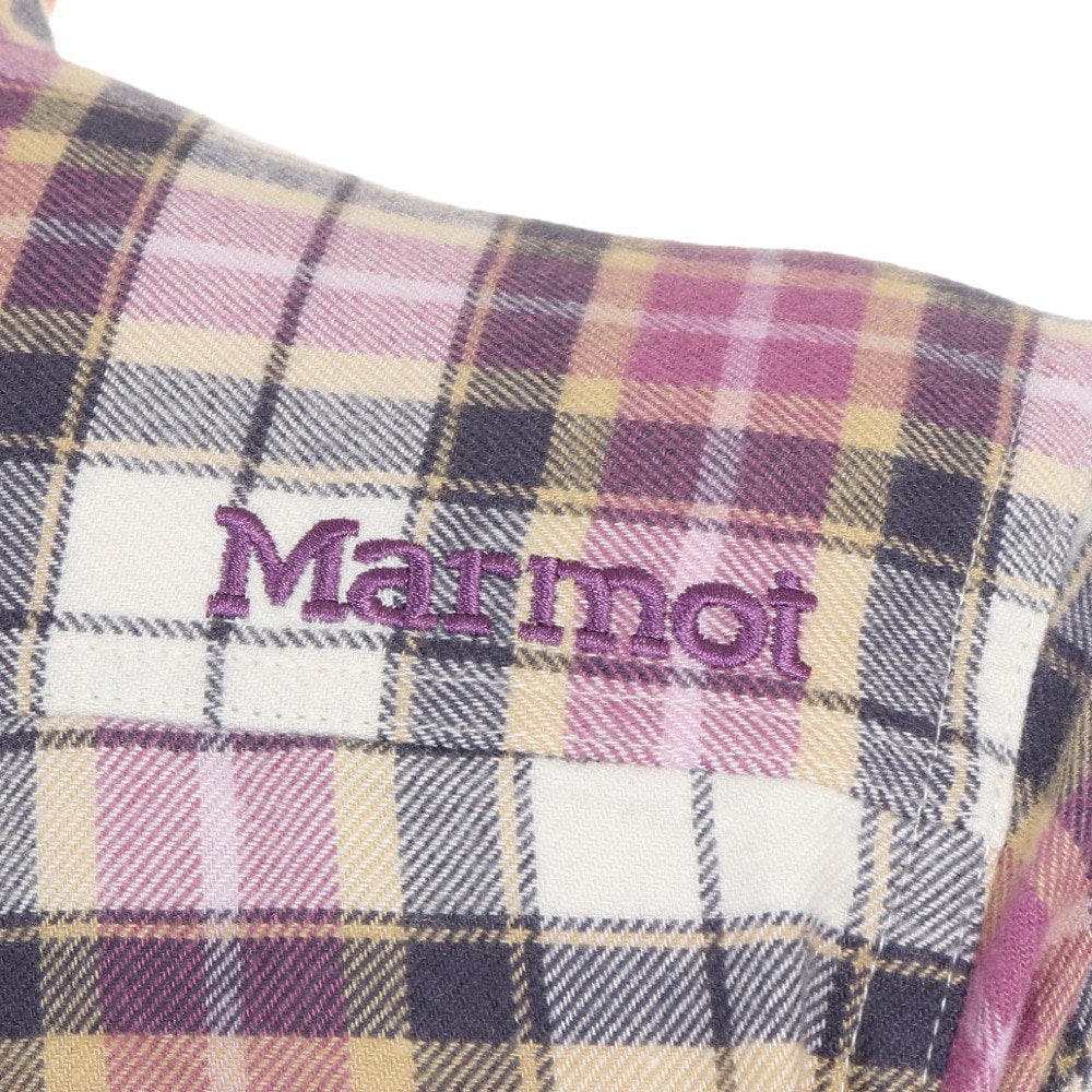 マーモット（Marmot）（レディース）チェック柄 長袖シャツ TOWSJB90XB PPL