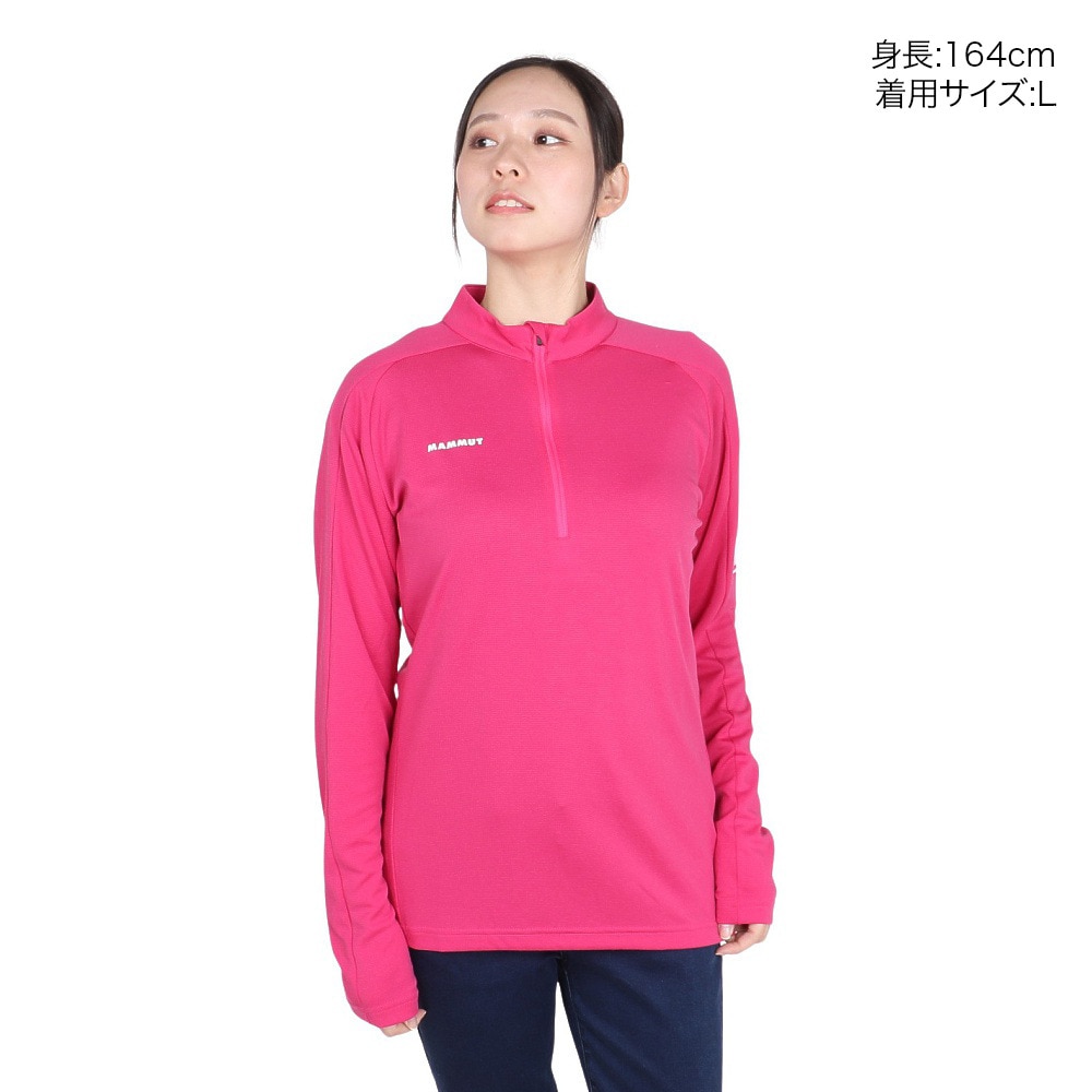 マムート（MAMMUT）（レディース）長袖シャツ Performance Thermal Zip Longsleeve 1016-00101-6085