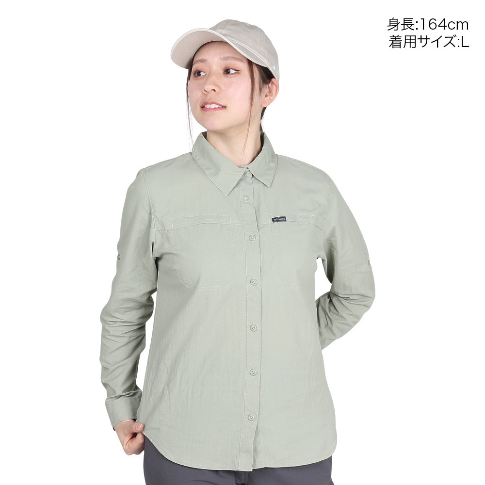 コロンビア（Columbia）（レディース）シルバーリッジプラス3.0 長袖シャツ AR0356 348