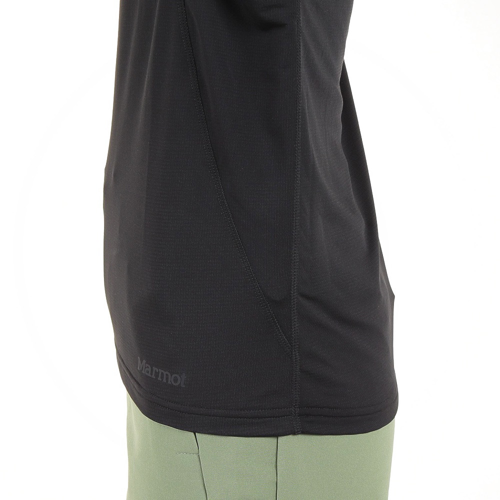 マーモット（Marmot）（レディース）長袖シャツ ウィメンズクライムスピードロングスリーブジップ TSSWC214-012 ブラック