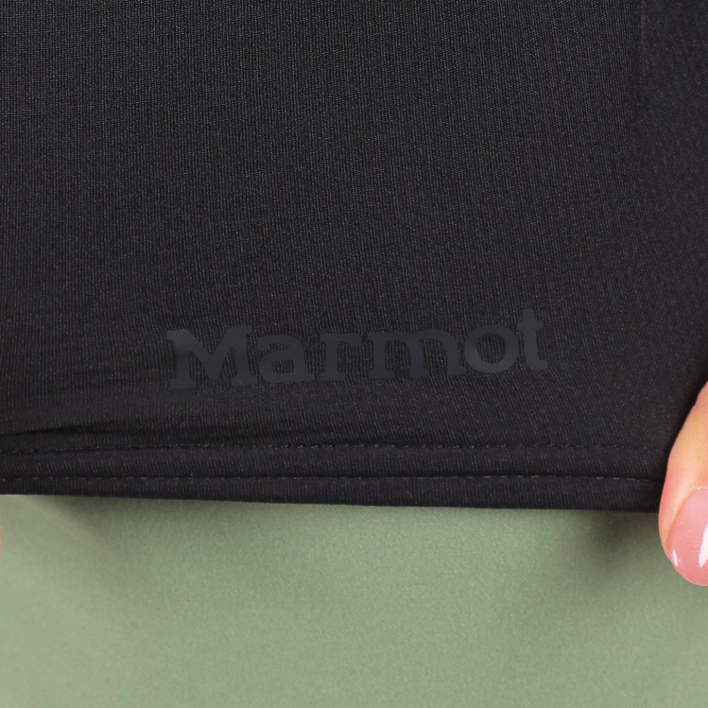 マーモット（Marmot）（レディース）長袖シャツ ウィメンズクライムスピードロングスリーブジップ TSSWC214-012 ブラック