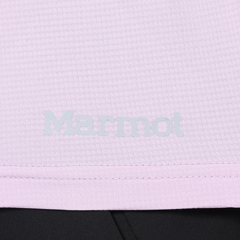 マーモット（Marmot）（レディース）長袖シャツ ウィメンズクライムスピードロングスリーブジップ TSSWC214-178 ピンク