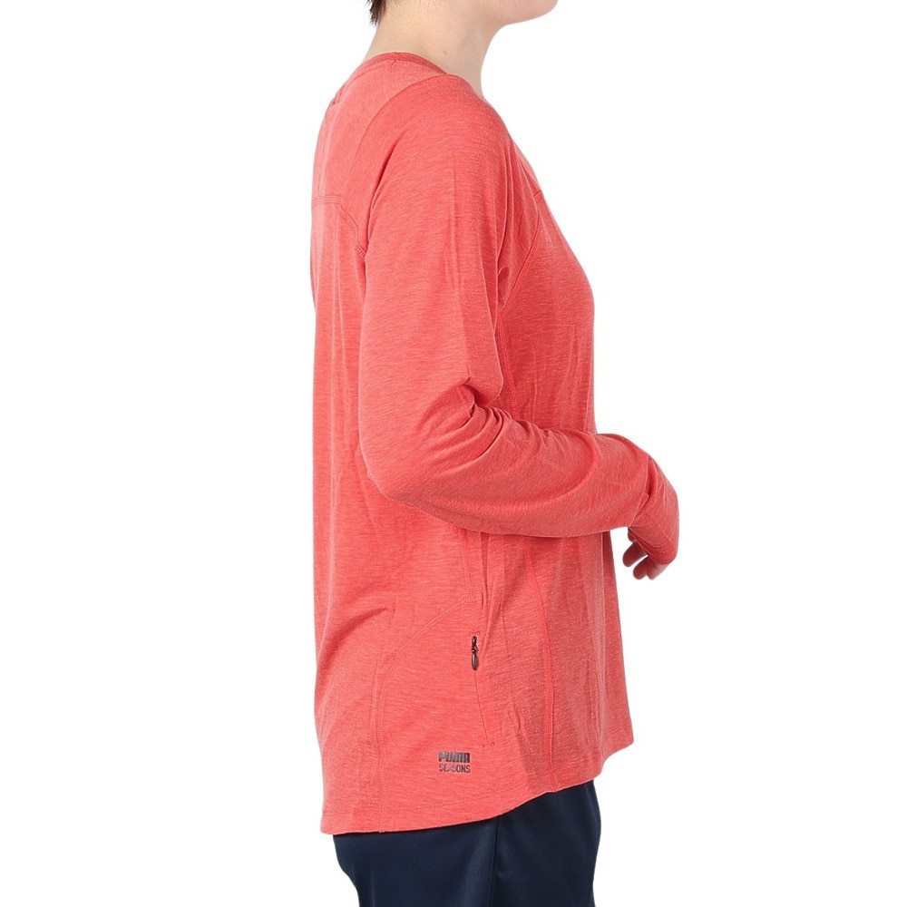プーマ（PUMA）（レディース）長袖シャツ SEASONS ウール ロングスリーブTシャツ 52497225