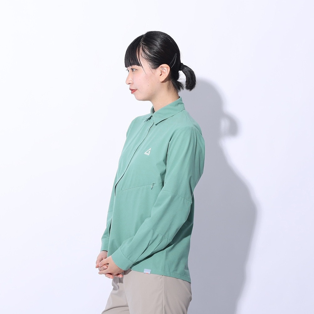 ロジャーエーガー（ROGEREGGER）（レディース）長袖シャツ ベルクシャツ RE24SHY5620013 MNT