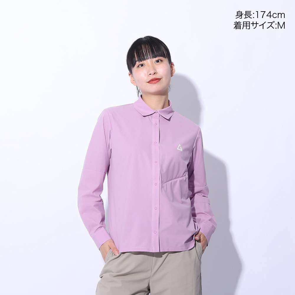 ロジャーエーガー（ROGEREGGER）（レディース）長袖シャツ ベルクシャツ RE24SHY5620013 PNK