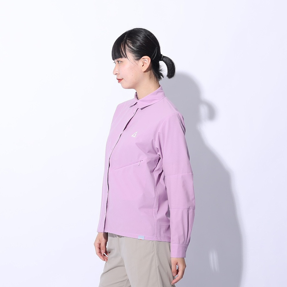 ロジャーエーガー（ROGEREGGER）（レディース）長袖シャツ ベルクシャツ RE24SHY5620013 PNK