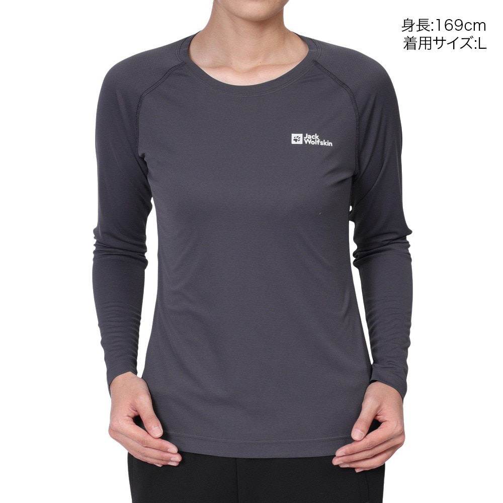 ジャックウルフスキン（JackWolfskin）（レディース）長袖シャツ インフィニットライト ベースレイヤー A60321-1388