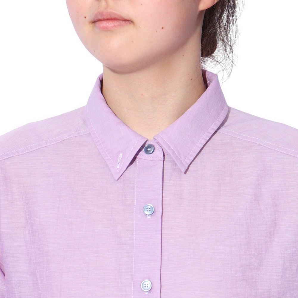 クリフメイヤー（KRIFF MAYER）（レディース）長袖 Aライン ユルシャツ W2447876X89:PURPLE
