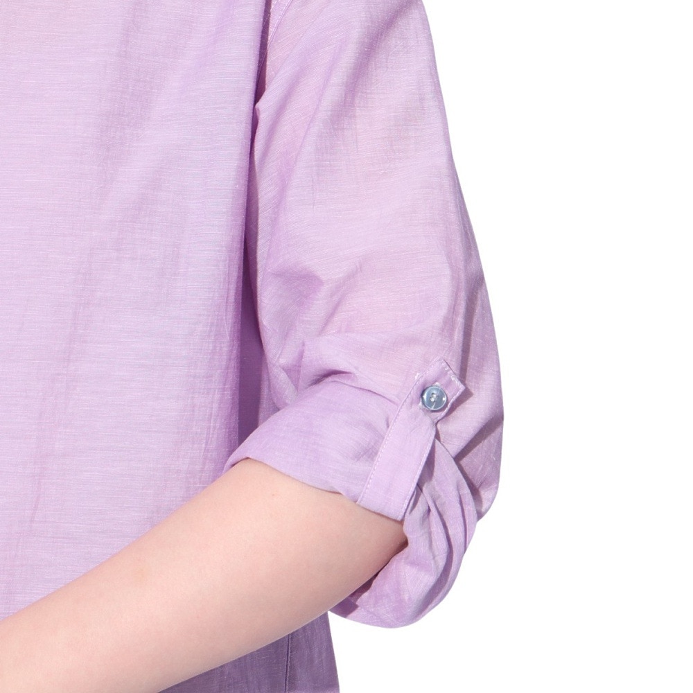 クリフメイヤー（KRIFF MAYER）（レディース）長袖 Aライン ユルシャツ W2447876X89:PURPLE