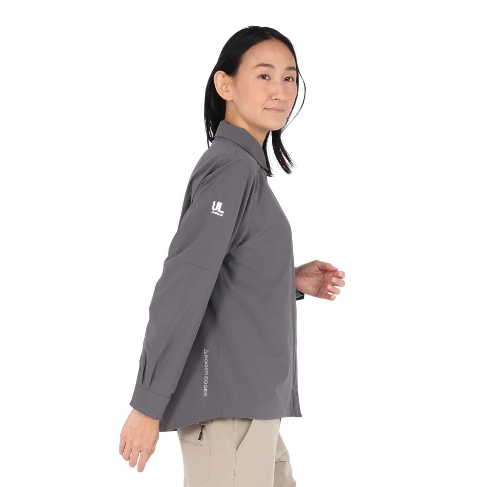 BBM（BBM）（レディース）長袖シャツ UL ベルクシャツ RE25SHY5620011 CGRY