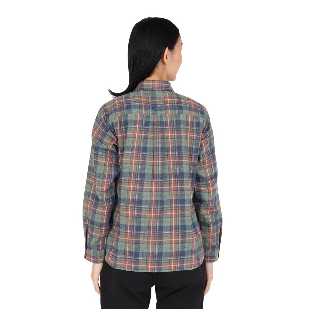 Foxfire（フォックスファイヤー）（レディース）長袖シャツ TSメランジチェックシャツ 8112577-246