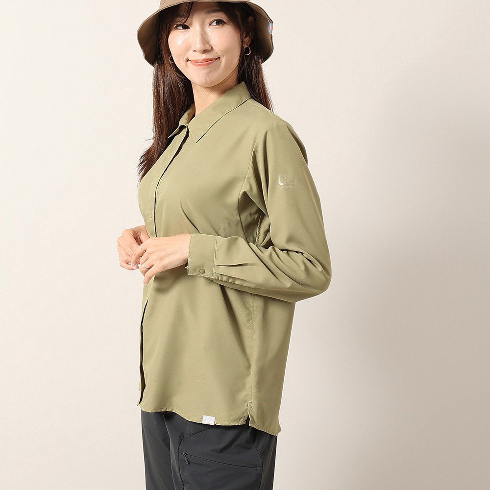 ロジャーエーガー（ROGEREGGER）（レディース）ULハイク 長袖シャツ RE26SHY5610058 TAN