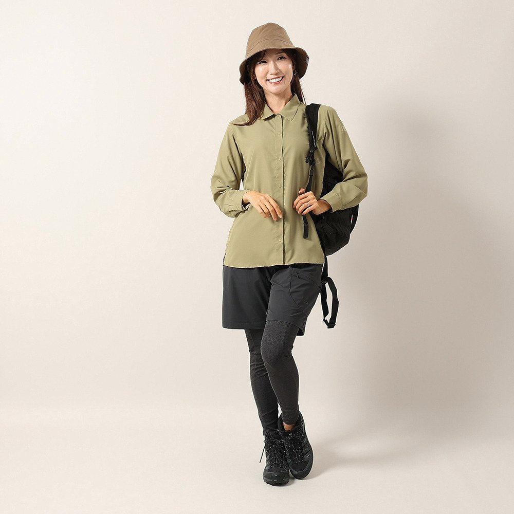 ロジャーエーガー（ROGEREGGER）（レディース）ULハイク 長袖シャツ RE26SHY5610058 TAN