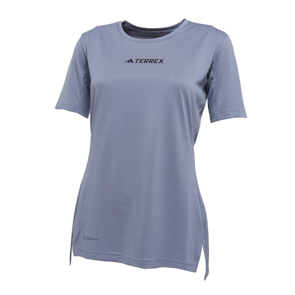 アディダス（adidas）（レディース）半袖 Tシャツ テレックス マルチ MBI57-HZ1375 パープル