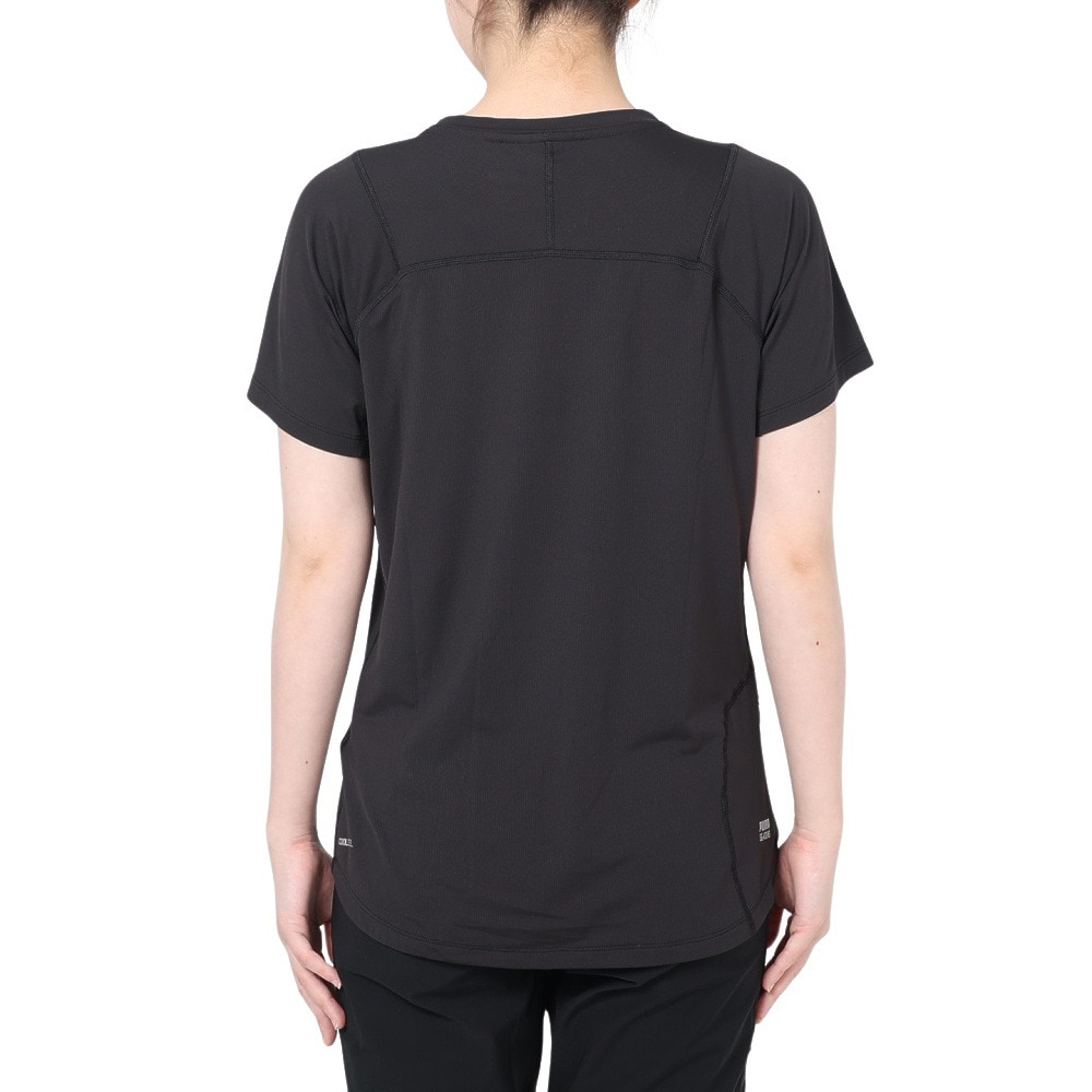 プーマ（PUMA）（レディース）接触冷感 ランニング シーズンズ COOLCELL トレイルランニング 半袖 Tシャツ 52323801 ブラック