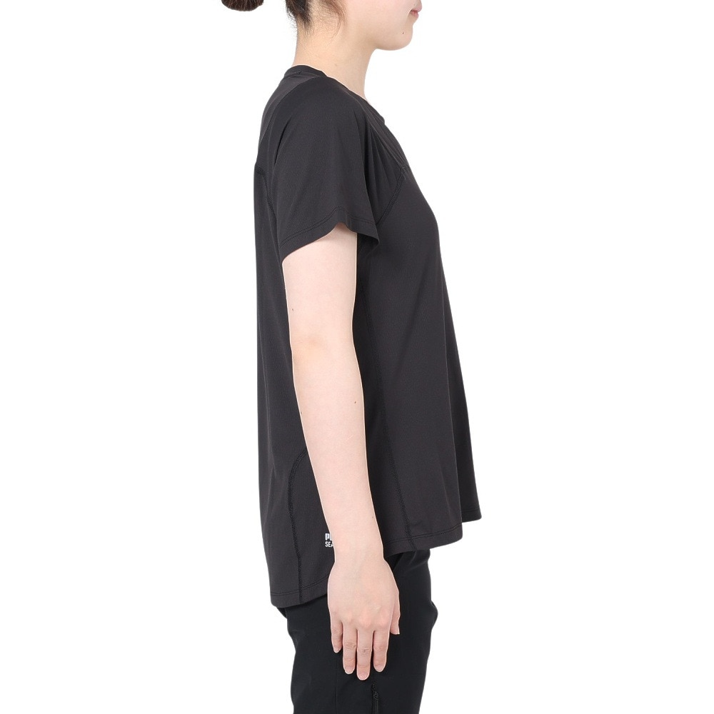 プーマ（PUMA）（レディース）接触冷感 ランニング シーズンズ COOLCELL トレイルランニング 半袖 Tシャツ 52323801 ブラック