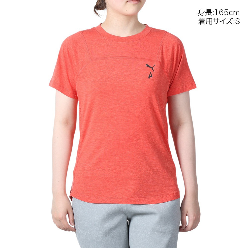 プーマ（PUMA）（レディース）半袖シャツ SEASONS ウール ショートスリーブTシャツ 52413025