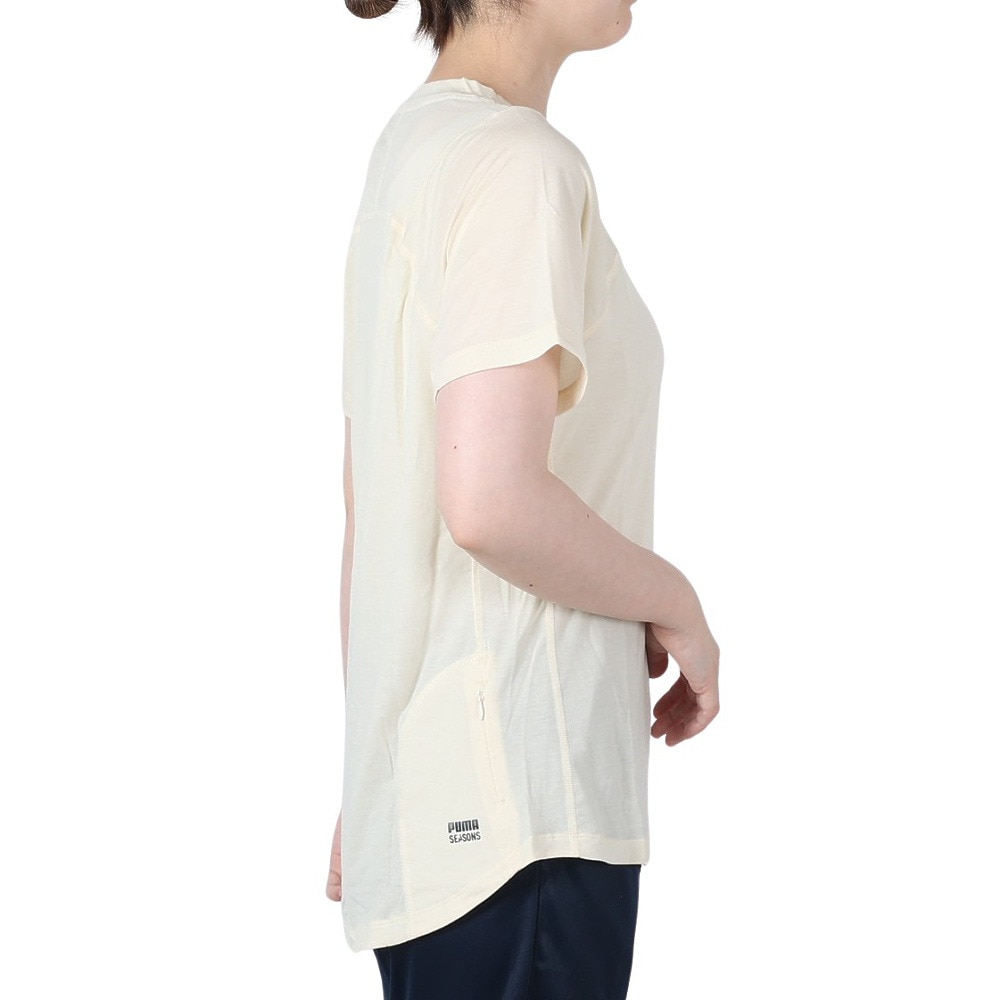 プーマ（PUMA）（レディース）半袖シャツ SEASONS ウール ショートスリーブTシャツ 52413065