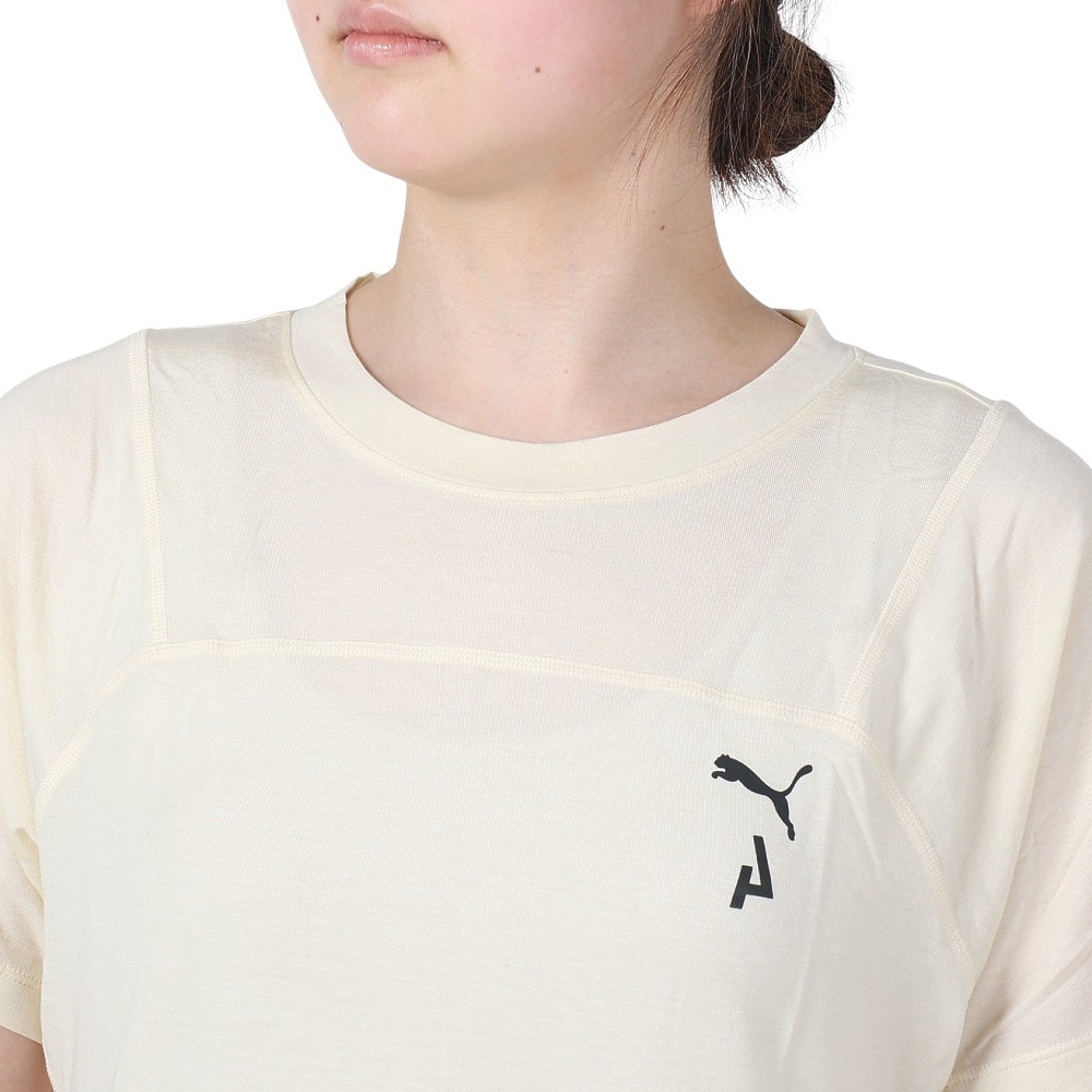 プーマ（PUMA）（レディース）半袖シャツ SEASONS ウール ショートスリーブTシャツ 52413065