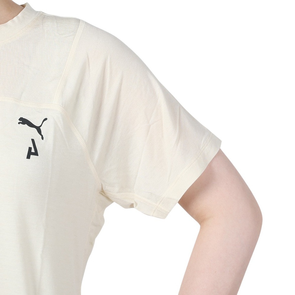 プーマ（PUMA）（レディース）半袖シャツ SEASONS ウール ショートスリーブTシャツ 52413065