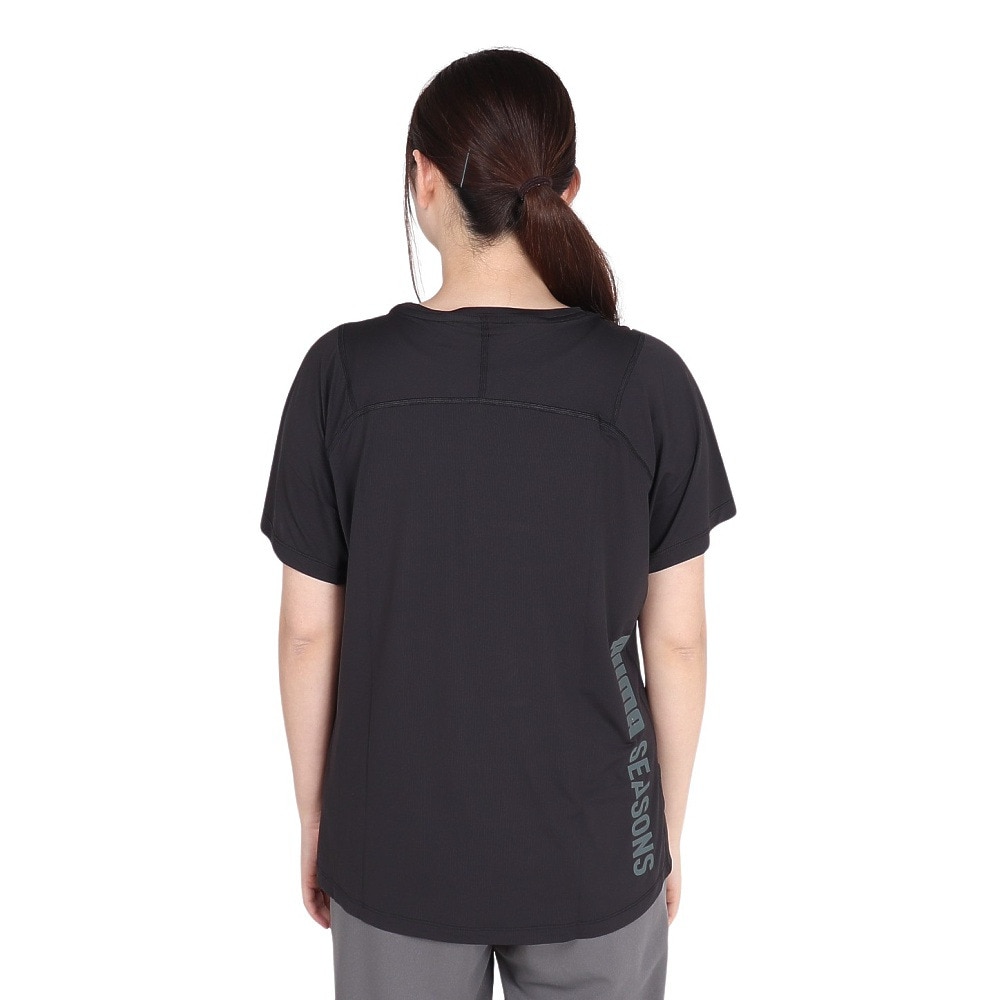 プーマ（PUMA）（レディース）接触冷感 軽量 半袖シャツ W SS クール セル トライル ティー 524912 01 ブラック