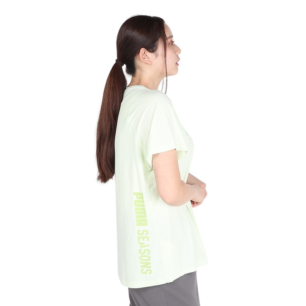 プーマ（PUMA）（レディース）接触冷感 軽量 半袖シャツ W SS クール セル トライル ティー 524912 35 ホワイト