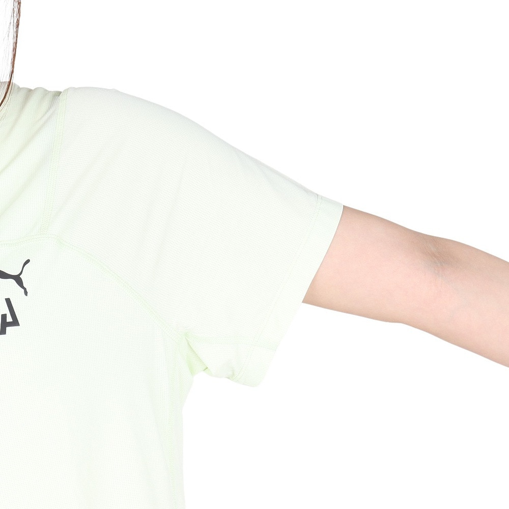 プーマ（PUMA）（レディース）接触冷感 軽量 半袖シャツ W SS クール セル トライル ティー 524912 35 ホワイト