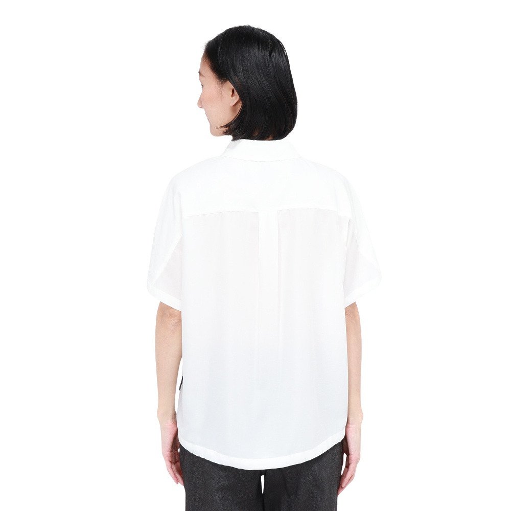 ホールアース（Whole Earth）（レディース）半袖シャツ フレンチスリーブシャツ WE2VDZ76 WHT