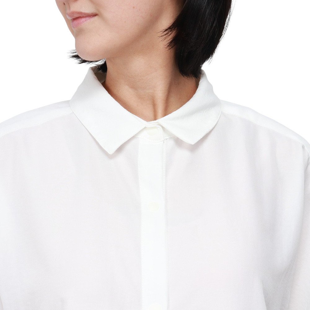 ホールアース（Whole Earth）（レディース）半袖シャツ フレンチスリーブシャツ WE2VDZ76 WHT