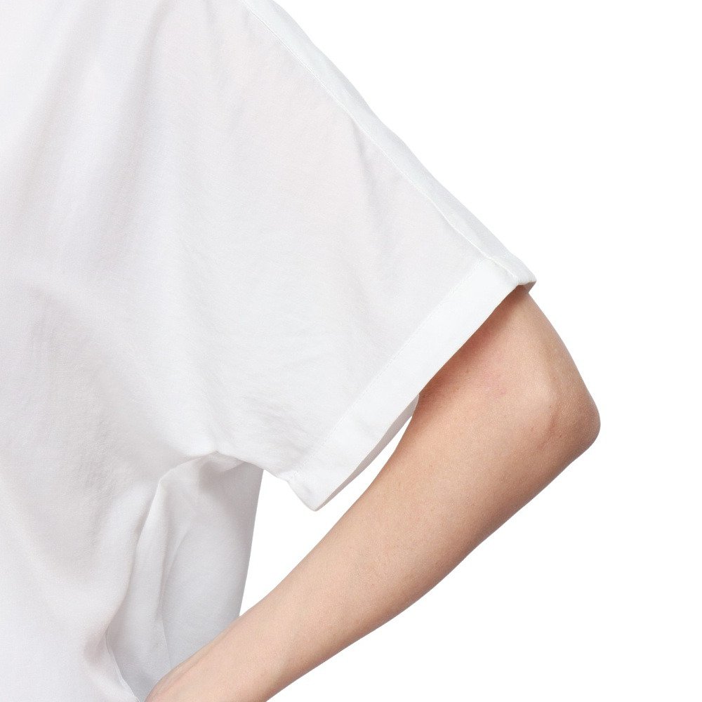 ホールアース（Whole Earth）（レディース）半袖シャツ フレンチスリーブシャツ WE2VDZ76 WHT