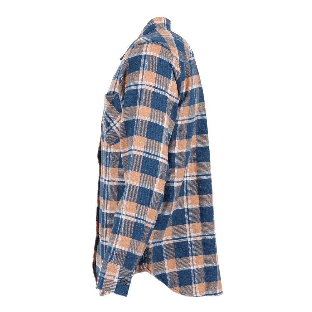 コロンビア（Columbia）（レディース）長袖シャツ シカゴアベニューロングスリーブシャツ PL3229 340 ブルー チェックシャツ ネルシャツ