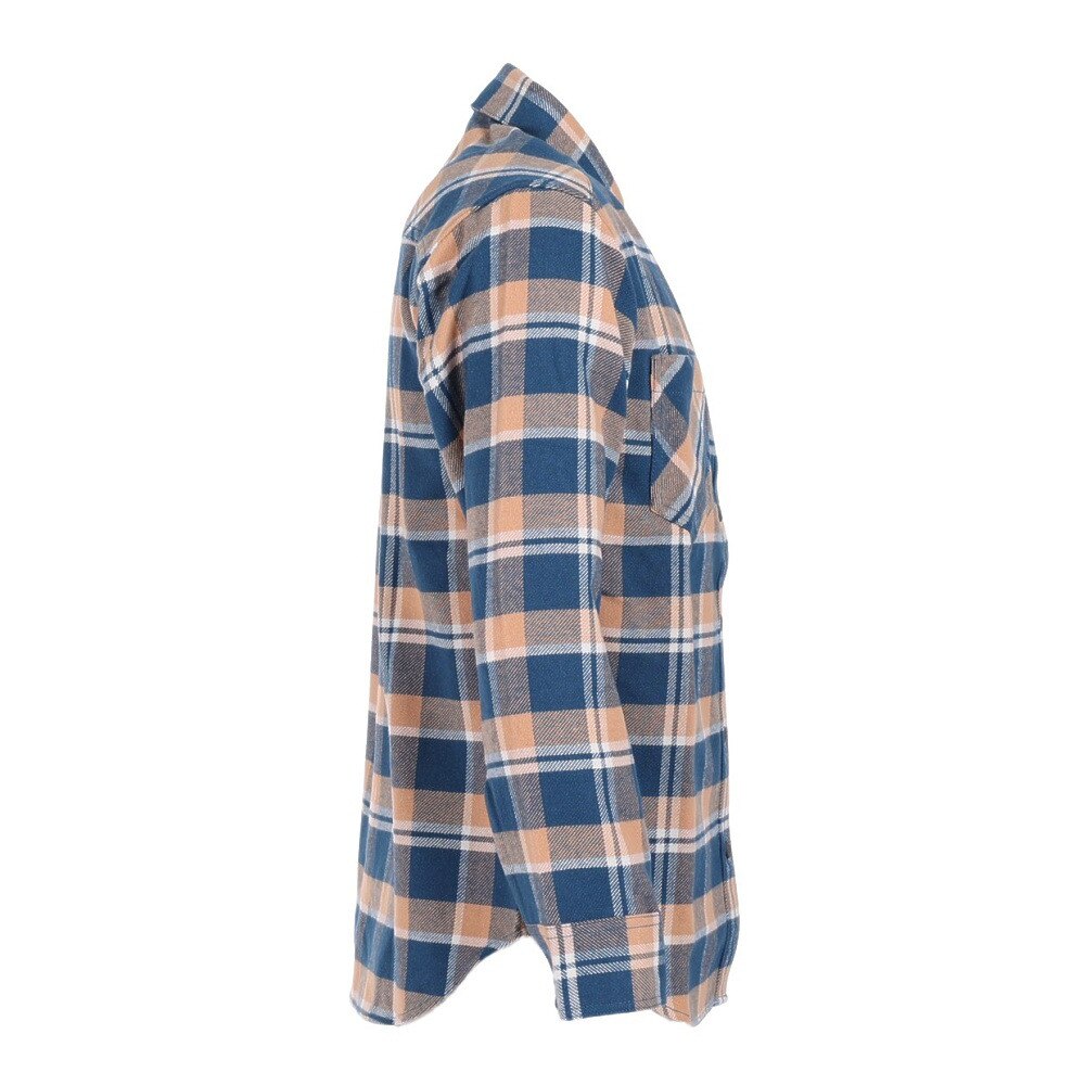 コロンビア（Columbia）（レディース）長袖シャツ シカゴアベニューロングスリーブシャツ PL3229 340 ブルー チェックシャツ ネルシャツ