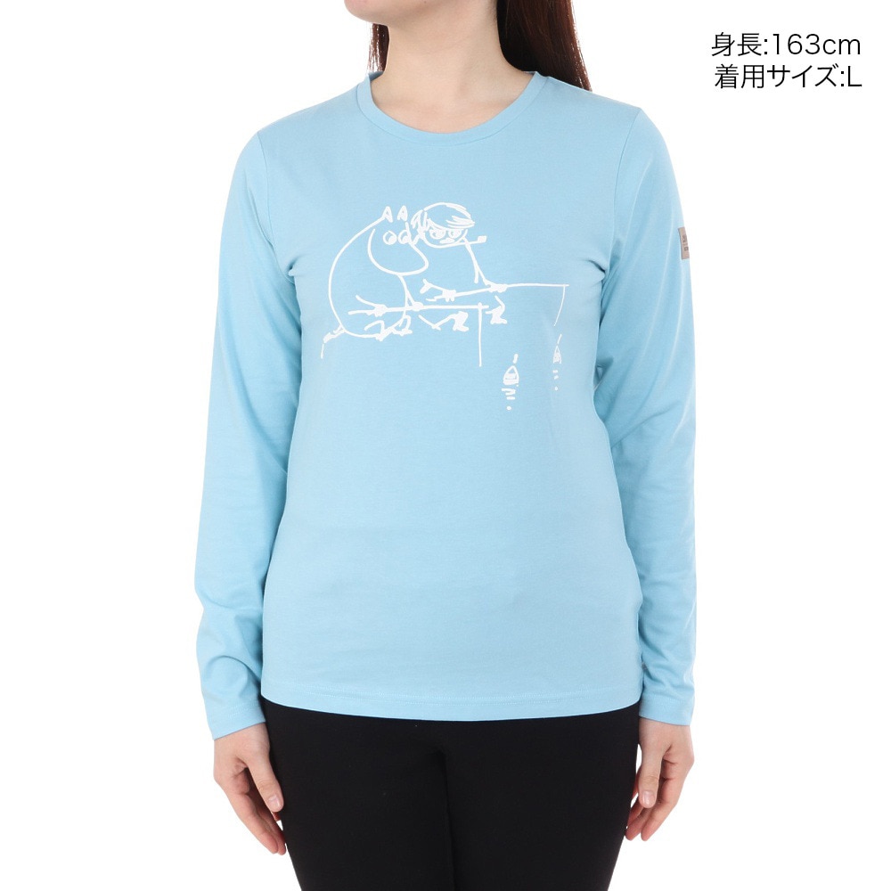 アイスピーク（ICEPEAK）（レディース）北欧デザイン オーガニックコットン使用 ムーミン＆スナフキン 長袖Tシャツ ムーミン PAIA M54773 305