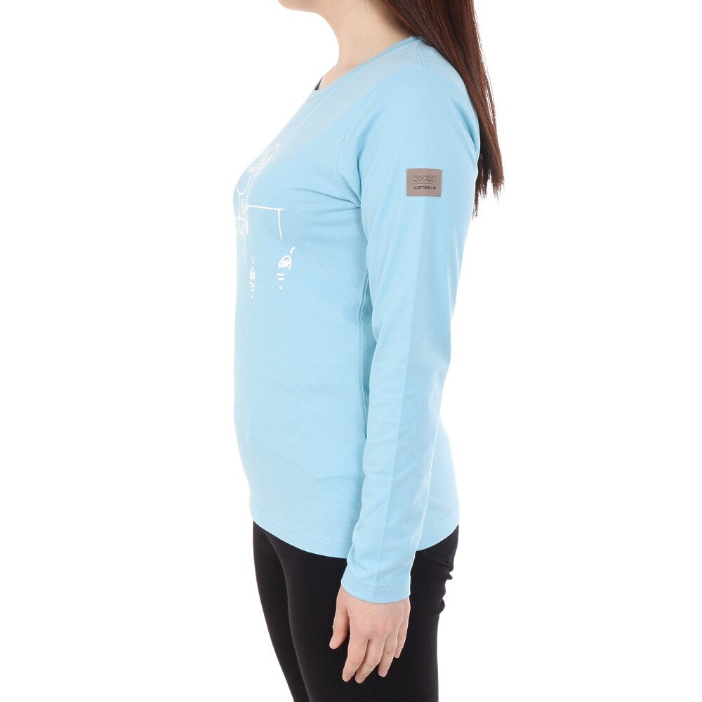 アイスピーク（ICEPEAK）（レディース）北欧デザイン オーガニックコットン使用 ムーミン＆スナフキン 長袖Tシャツ ムーミン PAIA M54773 305