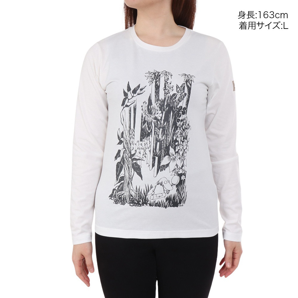 アイスピーク（ICEPEAK）（レディース）北欧デザイン ムーミン谷 ヘムレンさん 長袖Tシャツ ムーミン PAIA M54773 980