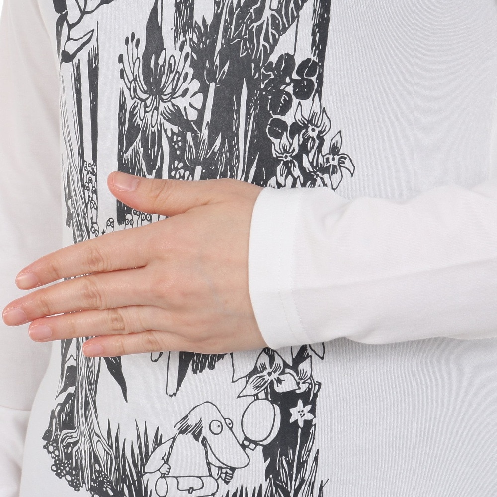 アイスピーク（ICEPEAK）（レディース）北欧デザイン ムーミン谷 ヘムレンさん 長袖Tシャツ ムーミン PAIA M54773 980