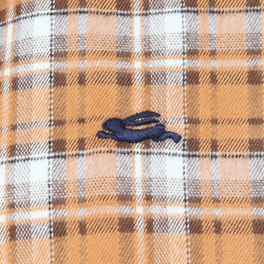 クリフメイヤー（KRIFF MAYER）（レディース）長袖シャツ カジュアル レギュラーチェックシャツ 2414419LX:22:CAMEL