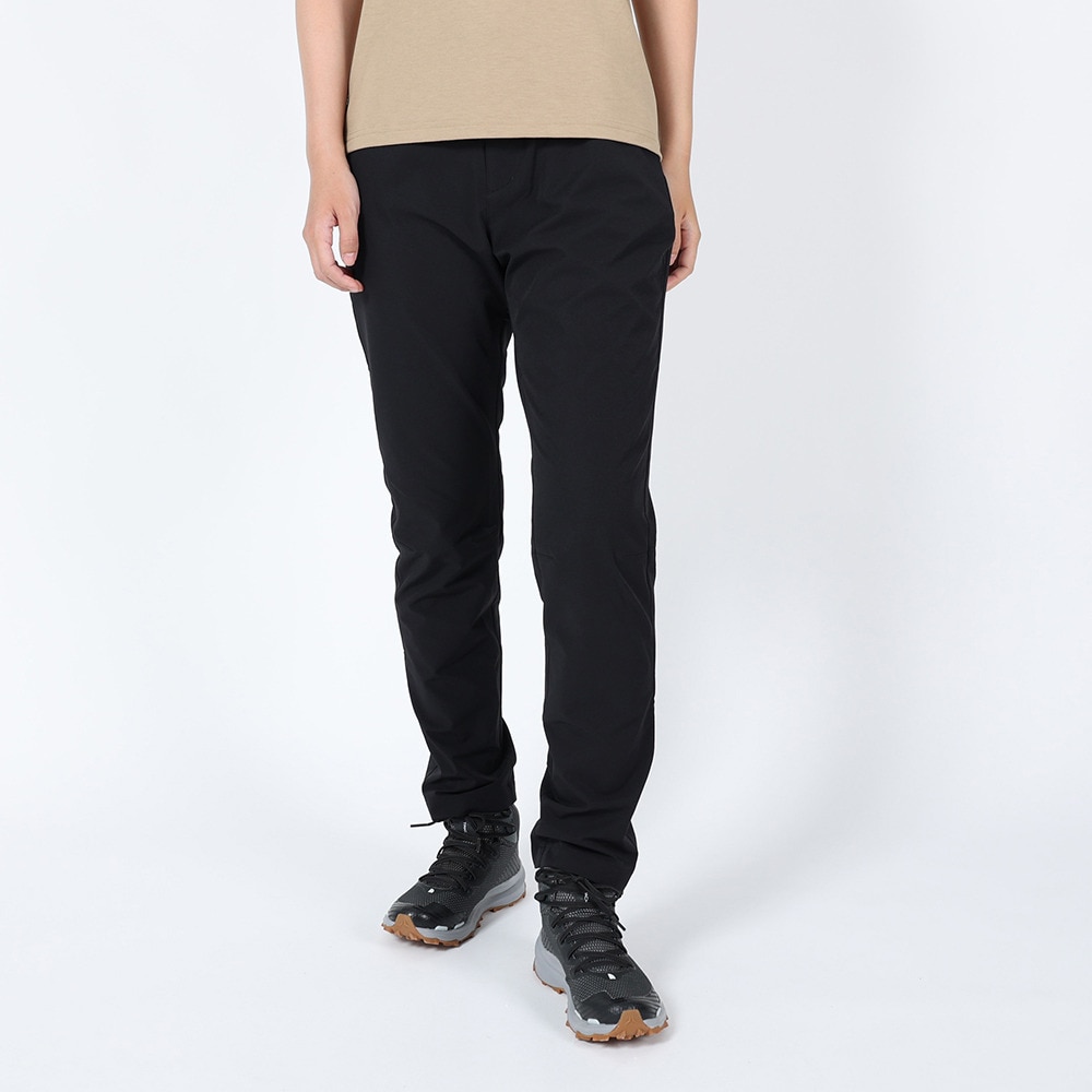 ザ・ノース・フェイス（THE NORTH FACE）（レディース）パンツ ボトム リッジライトパンツ NBW32311 K ブラック ウエスト調節 ストレッチ テーパードパンツ 