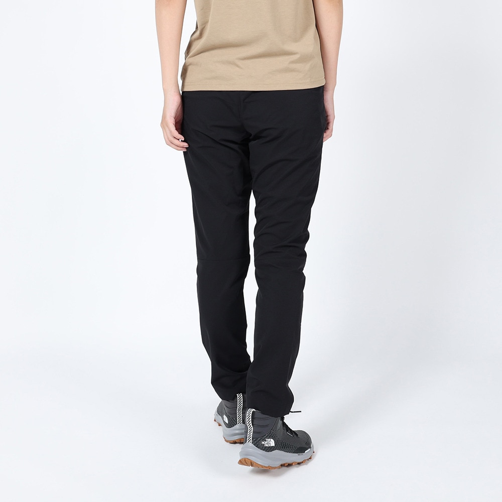 ザ・ノース・フェイス（THE NORTH FACE）（レディース）パンツ ボトム リッジライトパンツ NBW32311 K ブラック ウエスト調節 ストレッチ テーパードパンツ 